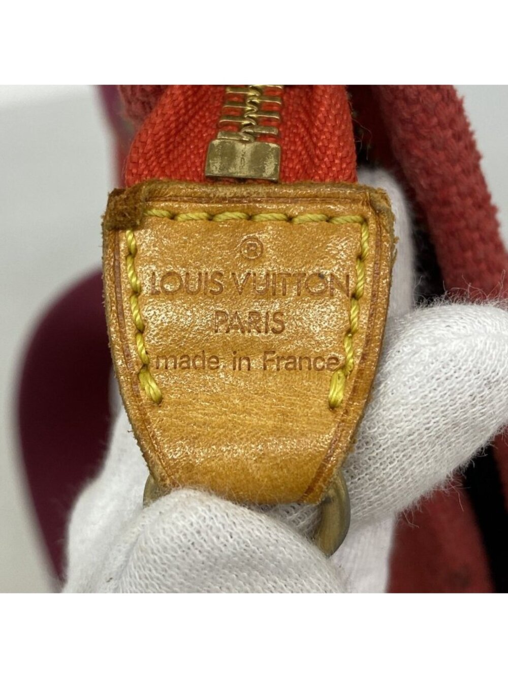 Louis Vuitton Handbag Antigua Cava Pm Rouge View 5